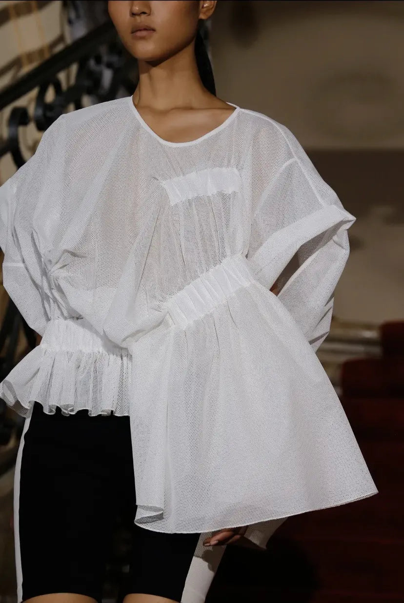 Viktor & Rolf - SS15 Runway Shrunken Mesh Blouse