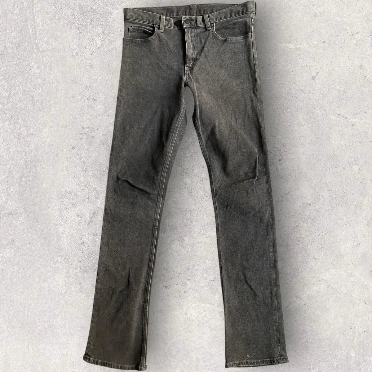 N.Hoolywood - Black Wash Bootcut Stretch Denim