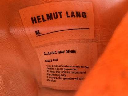 Helmut Lang : Helmut Lang Archive Safety Orange SS2000 Denim