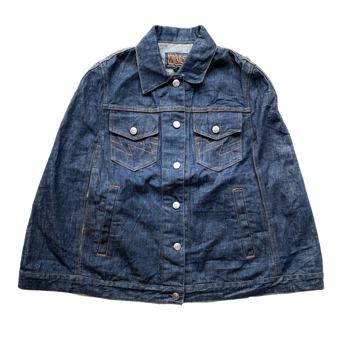 W&LT - Vintage W&LT Raw Denim Cloak