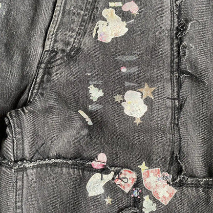 Vetements x Levi's - Deconstructed Sticker Jeans