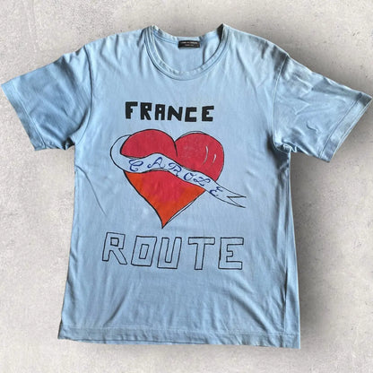 Comme des Garcons Homme Plus - Vintage SS 2004 France Route T Shirt