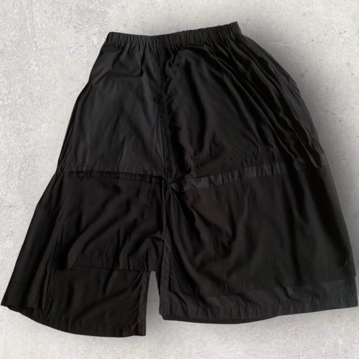 Yohji Yamamoto - Ground Y SS18 Rayon Patchwork Skirt