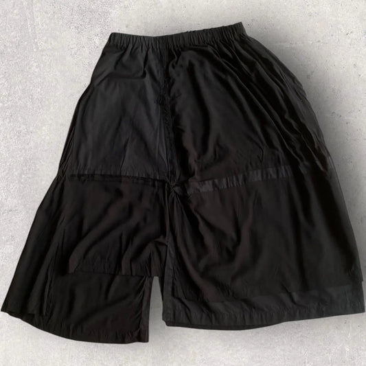 Yohji Yamamoto - Ground Y SS18 Rayon Patchwork Skirt