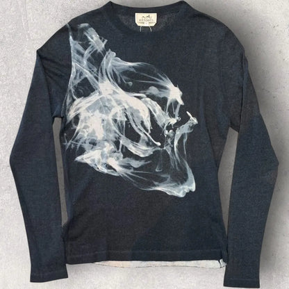 Hermes - Runway Fall12 Smoke Cashmere Sweater