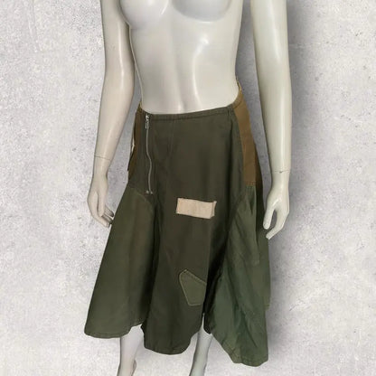 Comme des Garcons - AW13 Comme Des Garcons Deconstructed Military Midi skirt