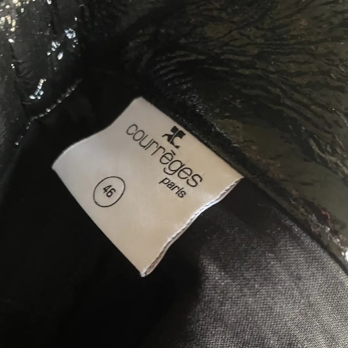 Courreges - NWT Re Edition 5 Pocket Black Vinyl Pants