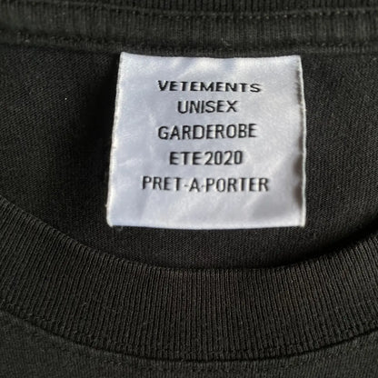 Vetements - SS20 For Rent Oversize T Shirt