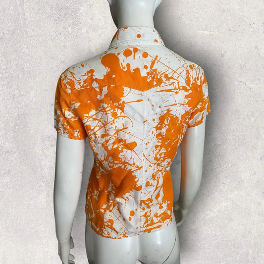 Hermes - SS04 By Margiela Cheval Suprise Button Front Shirt