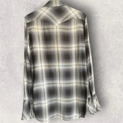 Number (N)ine - SS07 Plaid Rayon Western Shirt