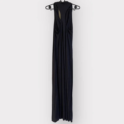Helmut Lang - Drape Cowl Collar Jersey Maxi Dress
