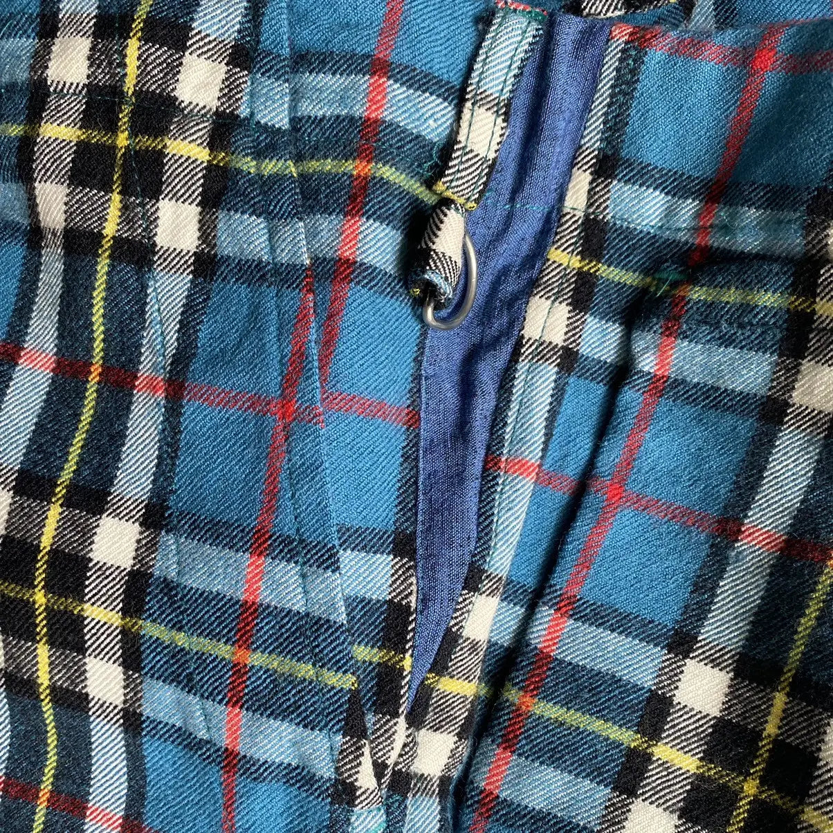 Sexy Dynamite London - Blue Tartan Bondage Trousers