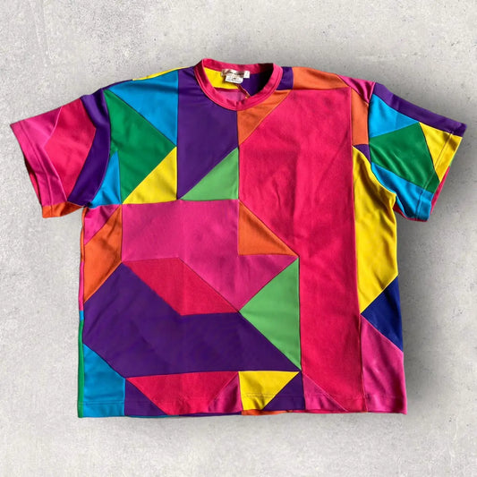 Comme des Garcons - SS2024 Runway Patchwork Multi Color Oversize T Shirt