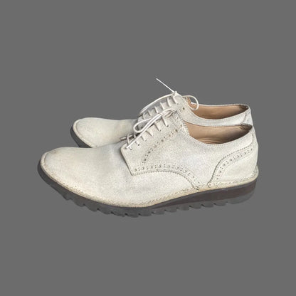 Yohji Yamamoto - AW03 Runway Shark Sole Suede Shoes