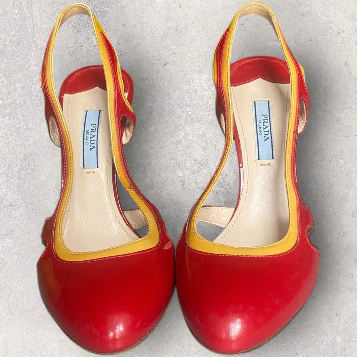 Prada - SS12 Red Patent Heels