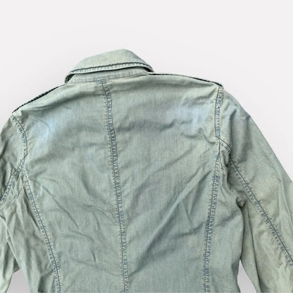 Prada - SS05 Runway Worn Denim Military Belted Back Jacket