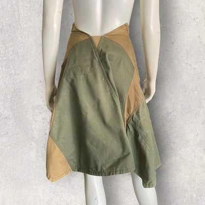 Comme des Garcons - AW13 Comme Des Garcons Deconstructed Military Midi skirt