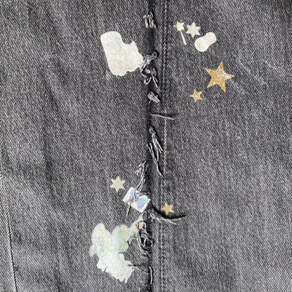 Vetements x Levi's - Deconstructed Sticker Jeans