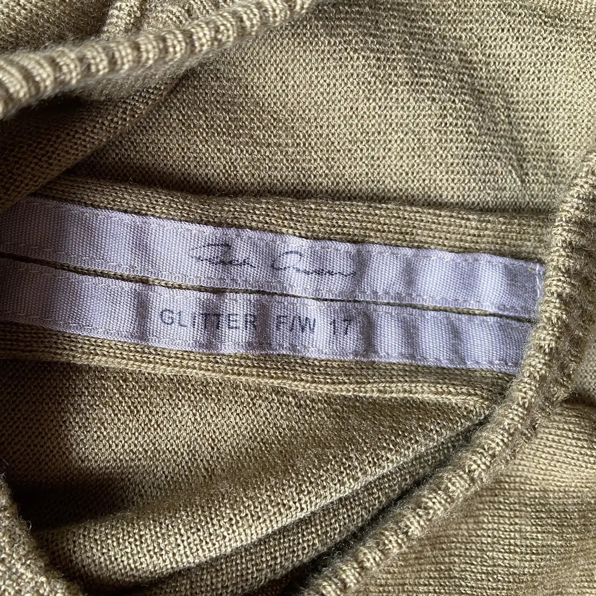 Rick Owens - FW17 “Glitter” Gold Sweater