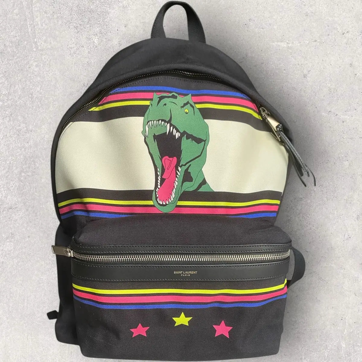 Saint Laurent Paris - SLP T-Rex City Backpack By Hedi Slimane