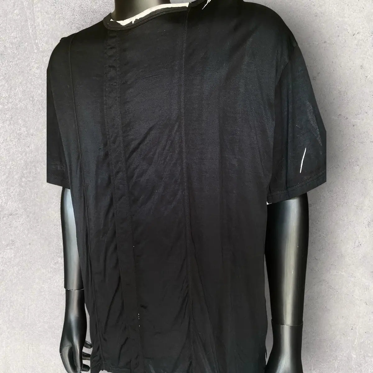 Yohji Yamamoto - YYPH Black OVP Cut And Sew T Shirt