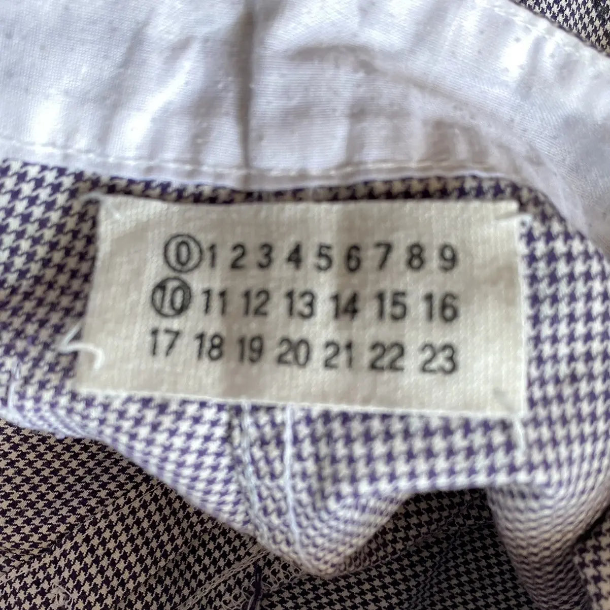 Maison Margiela - (0)(10) Artisanal SS01 Houndstooth