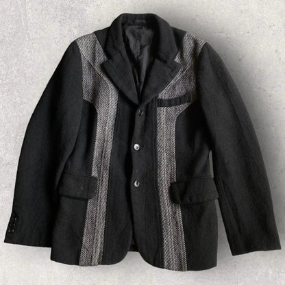 Comme des Garcons Homme Plus : Fall03 Runway Black Wool Dye Blazer