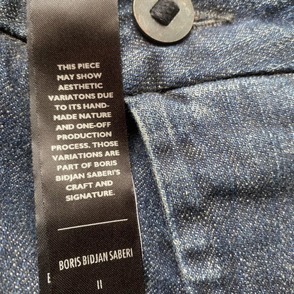 Boris Bidjan Saberi - AW21 P13 Tight Fit Dirty Dark Denim