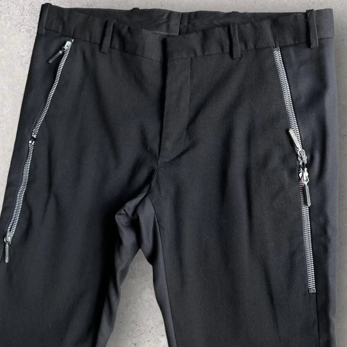 Balenciaga - Nicolas Ghesquière Archive Zip Details Woven Contrast Pants