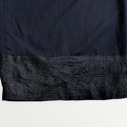 Yohji Yamamoto - Y’s Black Wool With Rayon Hem Replax Fit