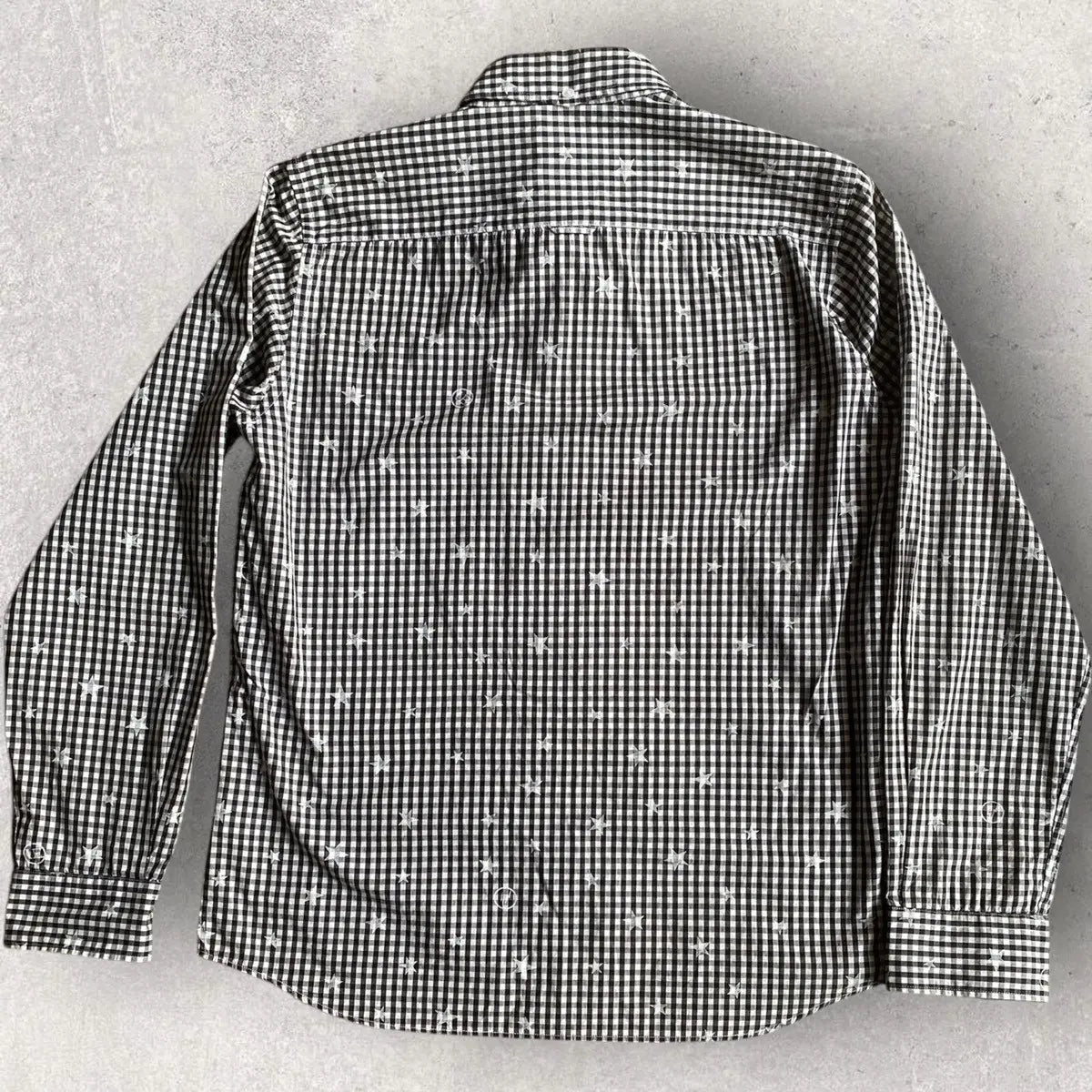 Hiroshi Fujiwara × Sophnet. × Uniform Experiment - Star Blk/Wht Plaid Shirt