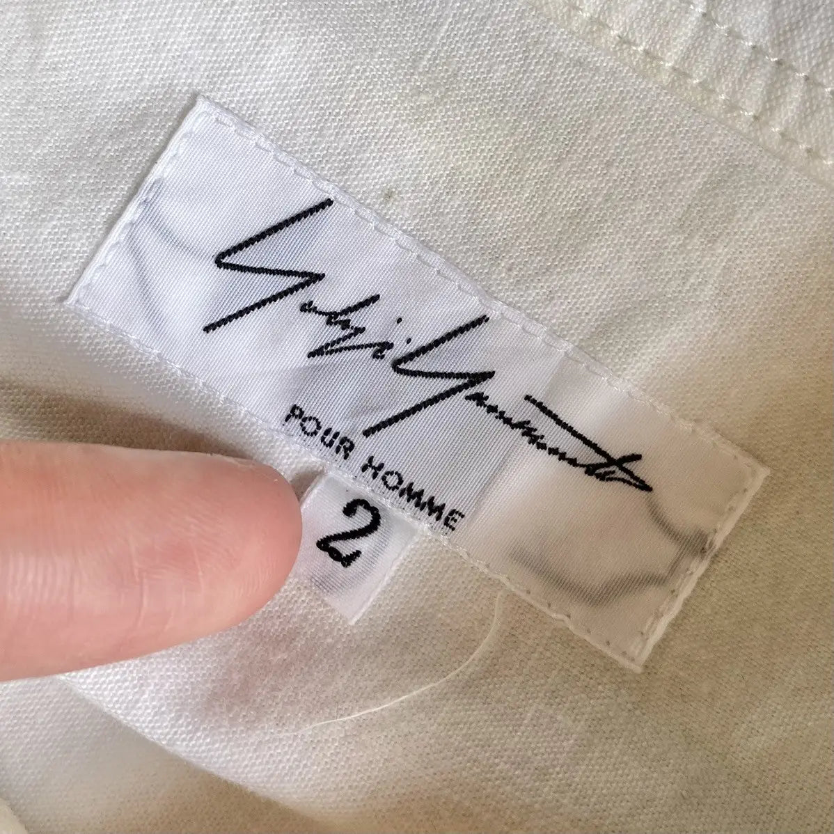 Yohji Yamamoto - Pour Homme Produce Denim Paychwork Shirt