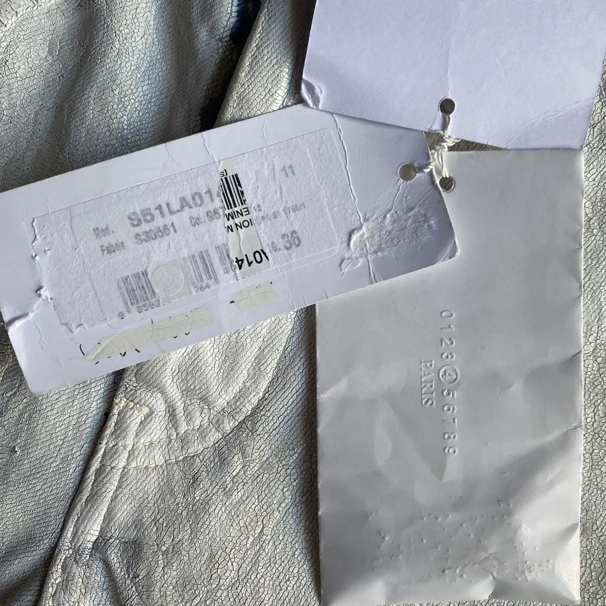 Maison Margiela - Margiela White Painted Denim