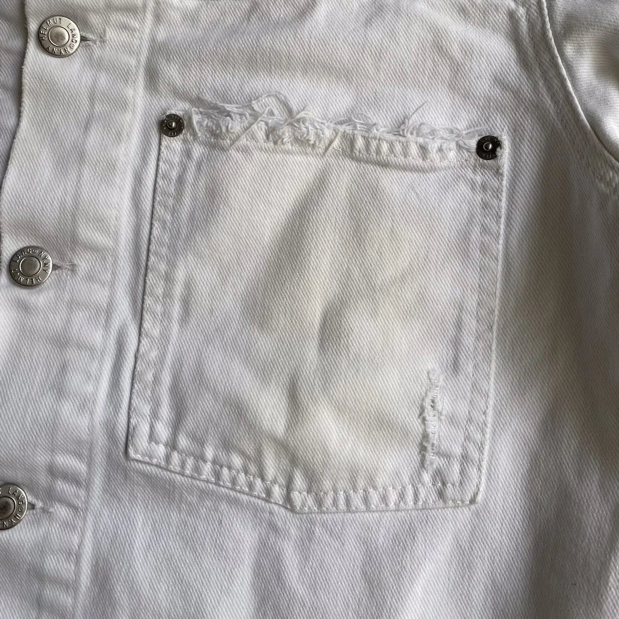 Helmut Lang - Archive Vintage Broke Denim One Pocket