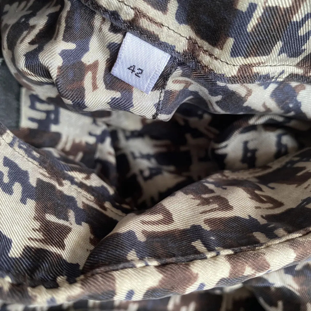 Jil Sander - Silk Houndstooth Print Shirt