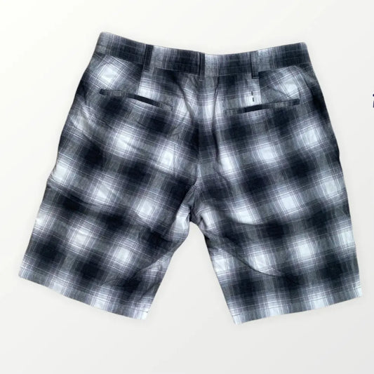 Number (N)ine - Grey Plaid Darts Shorts