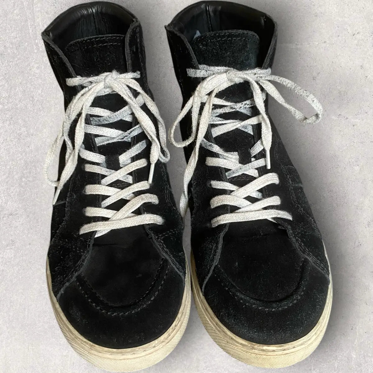 Saint Laurent Paris - SLP Black Suede Joe Mid Top