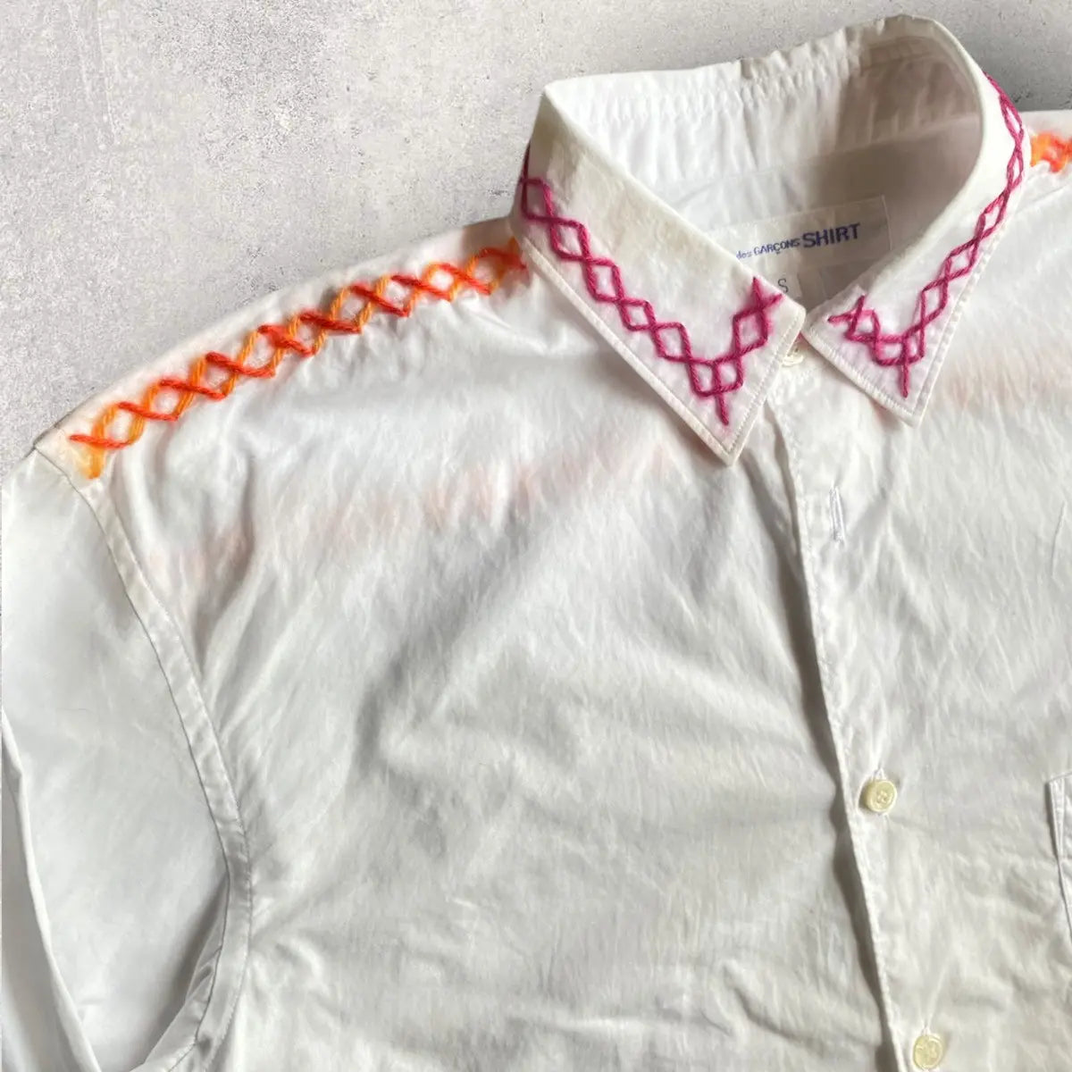 Comme Des Garcons - Wool Stitches Shirt  Men's US S / EU 44-46 / 1•Used