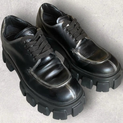 Prada - Monolith Lace Shoes