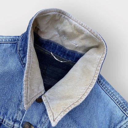 Saint Laurent Paris - SLP Corduroy Collar Denim Jacket