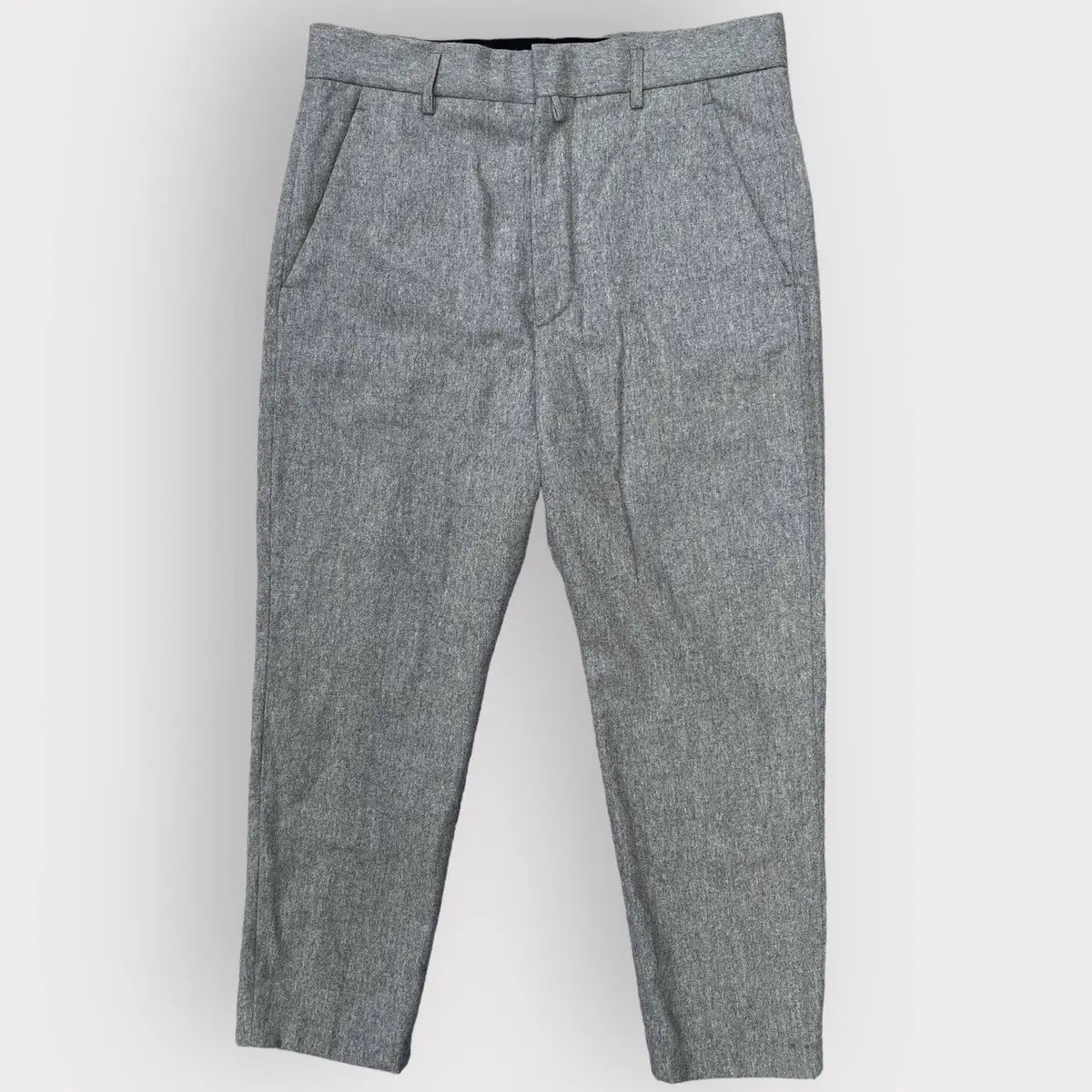 Haider Ackermann - Laine Wool Grey Cropped Pants