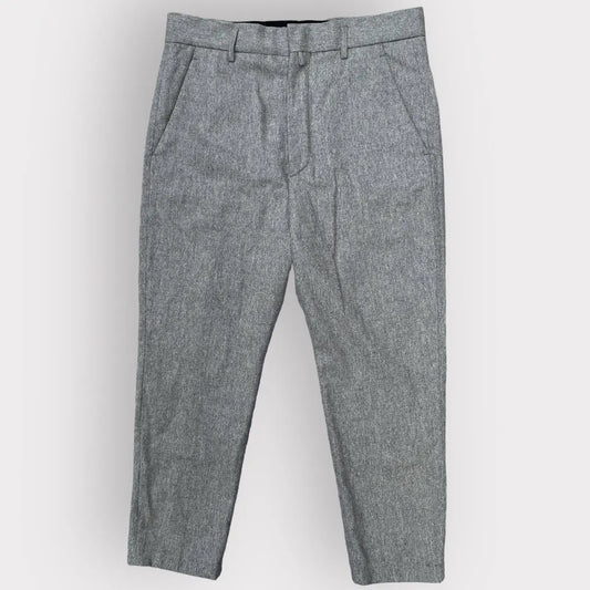 Haider Ackermann - Laine Wool Grey Cropped Pants