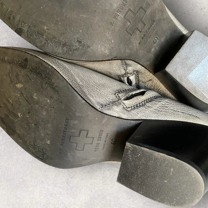 A.F. Vandevorst - Side Zip Cuban Heels Boots