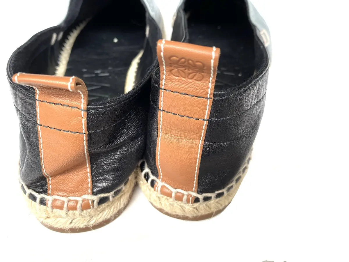 Loewe - Black/Slate Blue Espadrille