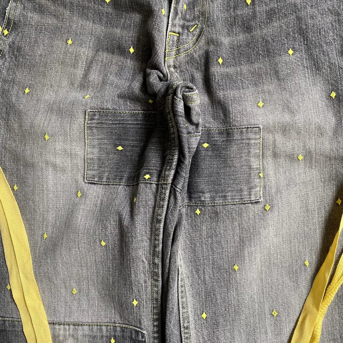 Undercover - SS02 Illusion Of Haze Diamond Embroidered Denim