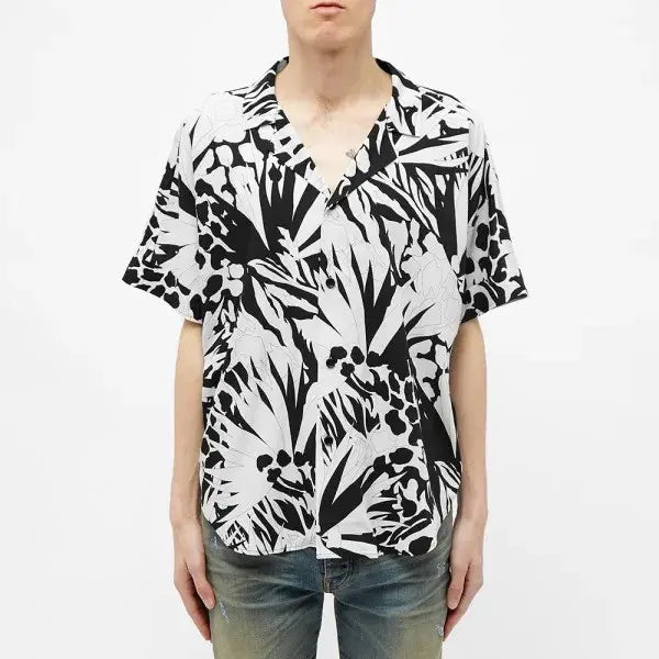 Saint Laurent Paris - Jungle Shark Collar Shirt