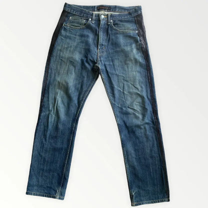 Undercover - AW02 Leather Side Seam Jeans by Fragments