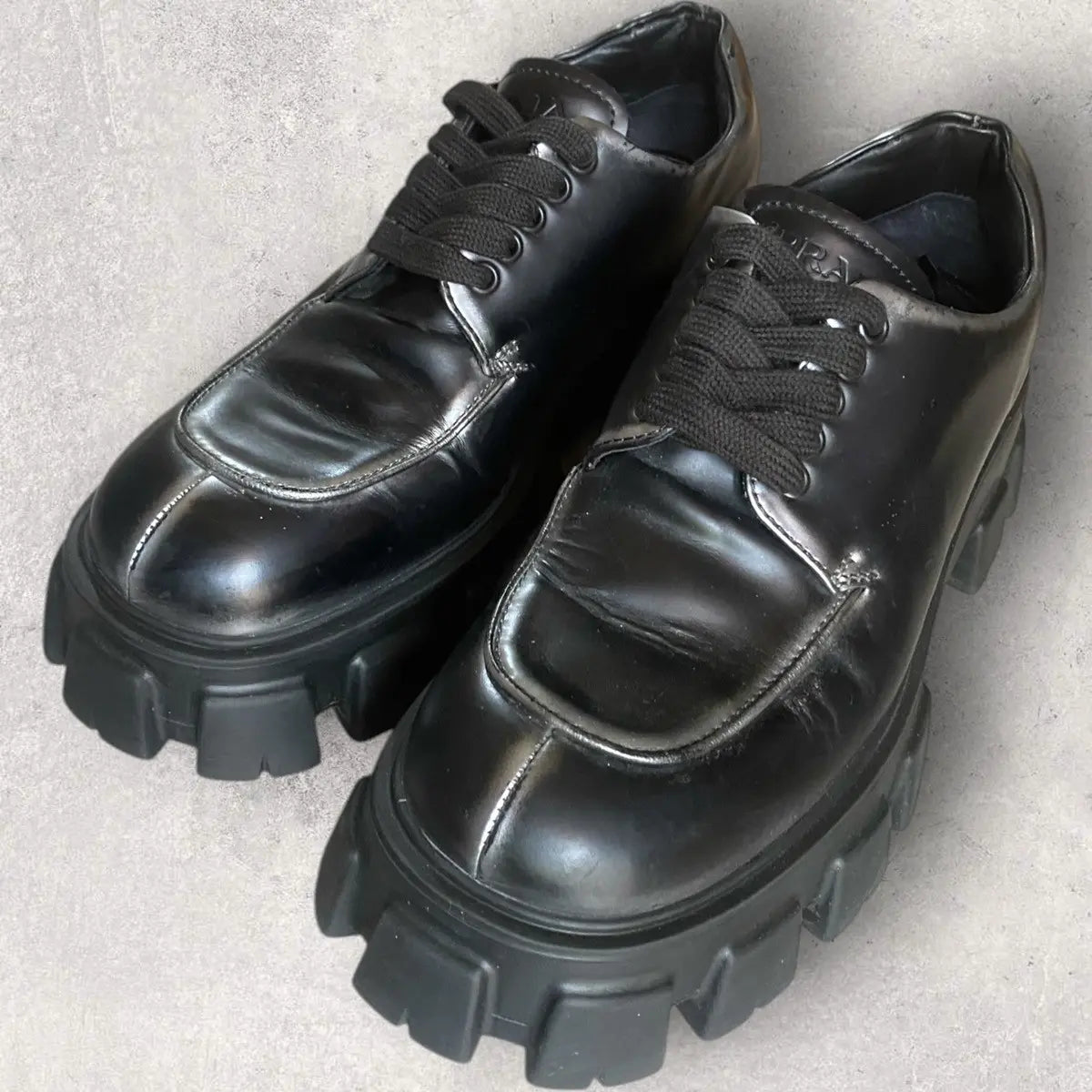 Prada - Monolith Lace Shoes