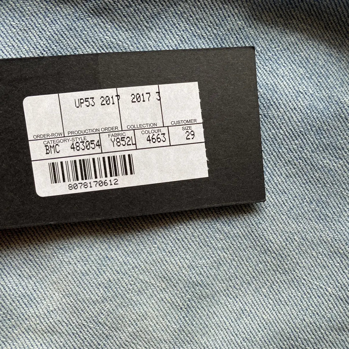 Saint Laurent Paris - SLP Light Blue Slim Fit