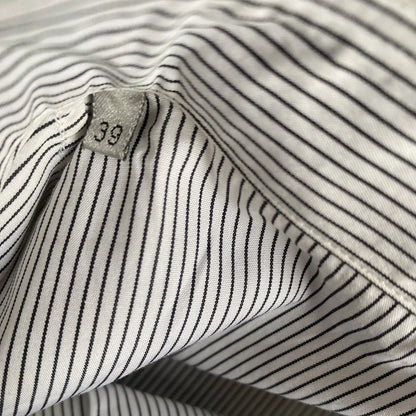 Dior × Hedi Slimane - SS05 Runway Guitar Embroidered Pinstripes Sleeveless Shirt